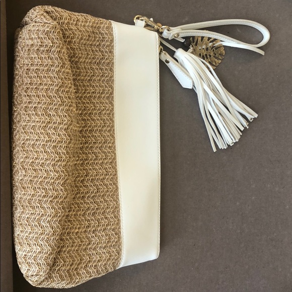 IM brand good size clutch purse.  Worn one time. - Picture 1 of 6